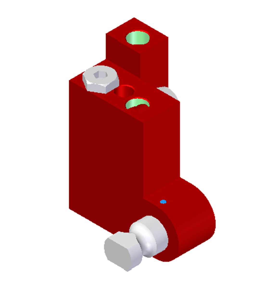 Vacuum Check Valve VT-1H, NPT threads, Lock pin 19, Right hand connection - 1