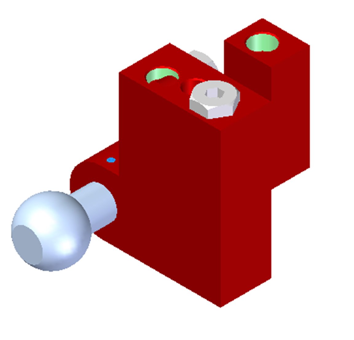 Vacuum Check Valve VT-1H, NPT threads, Ball joint, Left hand connection - 1