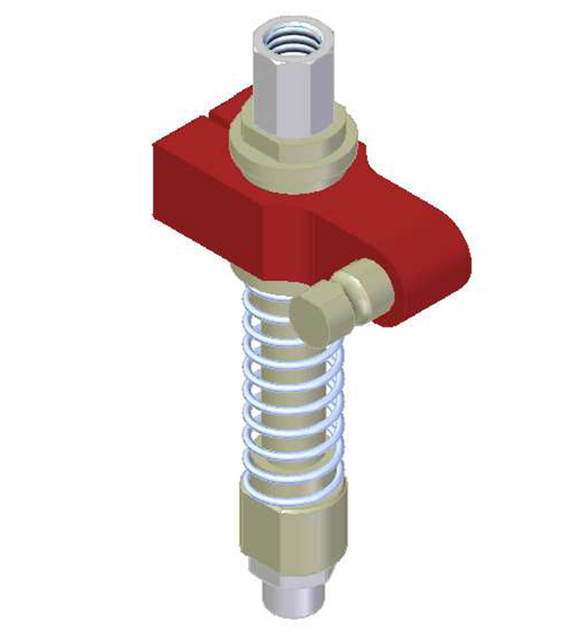 Centralized vacuum connection with level compensator, NPT threads, Lock pin 16, Right hand connection - 1