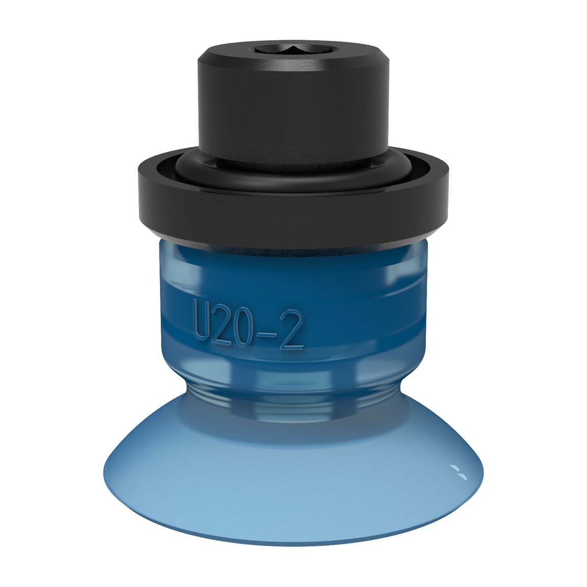 Sugkopp U20-2P Polyuretan 50, 1/8" Hane - 1