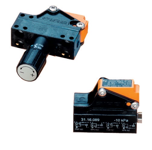 Vacuum switch, inductive universal, adjustable with knob Ø6 - 1