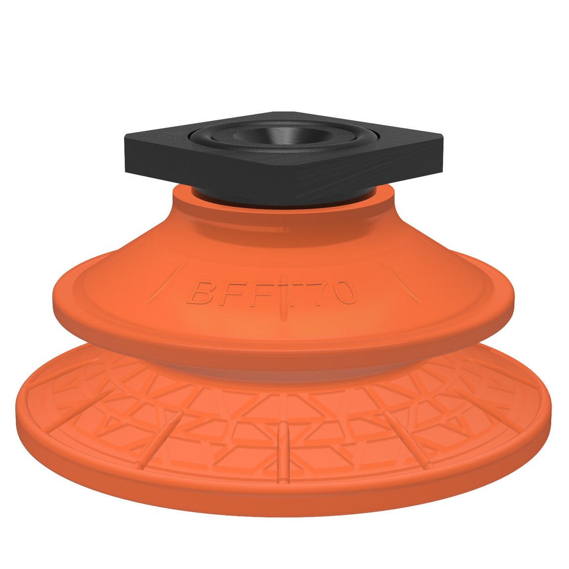 Suction cup BFFT70P Polyurethane 60/60/30, T-slot, with mesh filter - 1