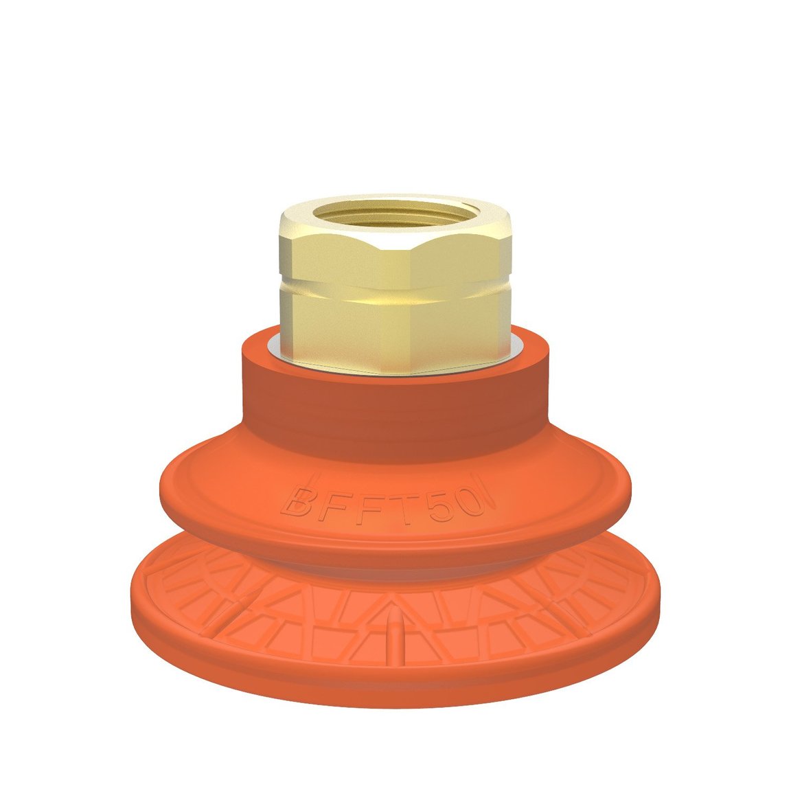 Suction cup BFFT50P Polyurethane 60/60/30, 3/8" NPT female, with mesh filter - 1