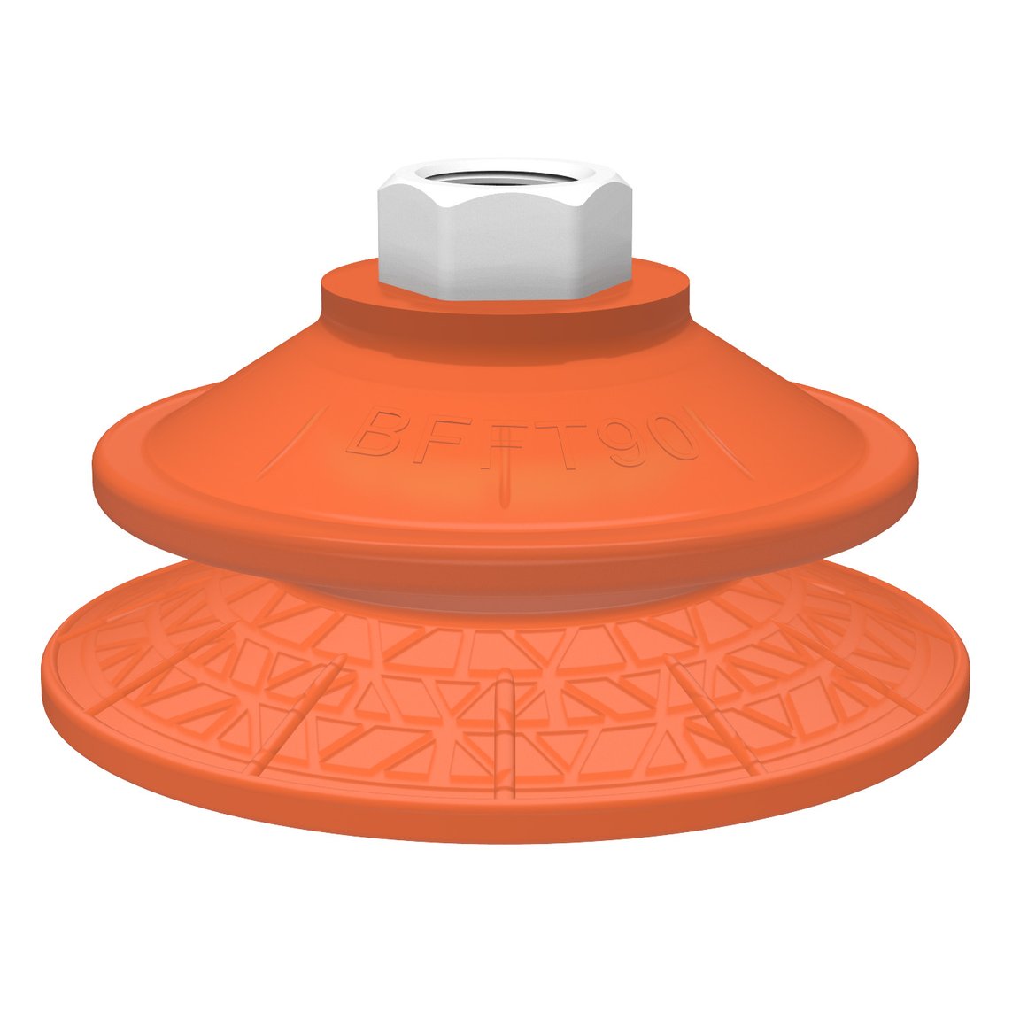 Suction cup BFFT90P Polyurethane 60/60/30, G3/8" female plastic