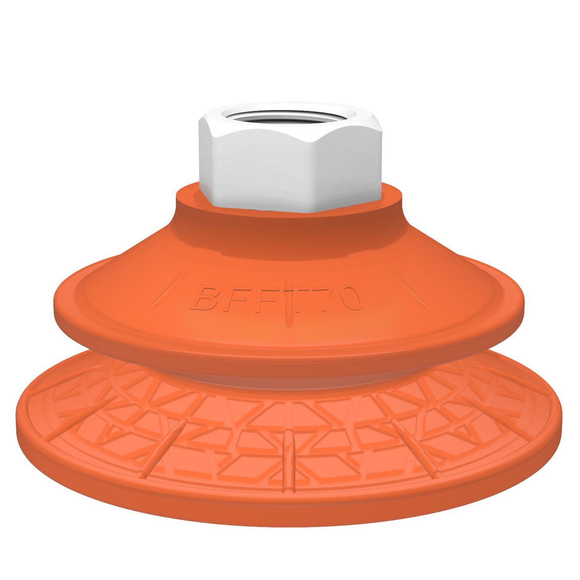 Suction cup BFFT70P Polyurethane 60/60/30, G3/8" female plastic