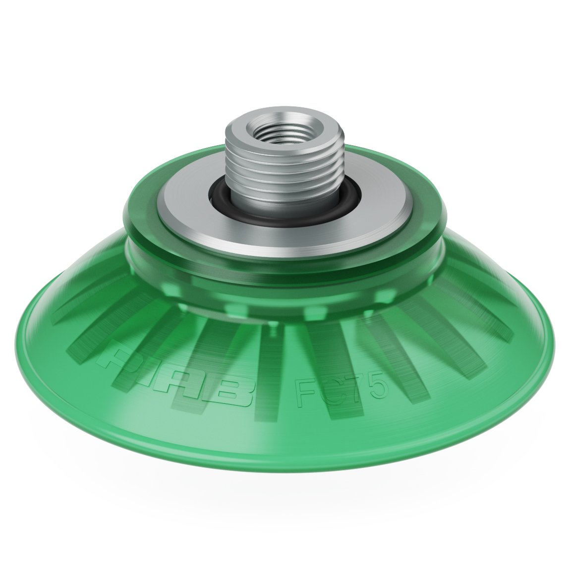 Saugnapf FC75P Polyurethan 60, G3/8" Aussengewinde - 1/8" NPSF Innengewinde