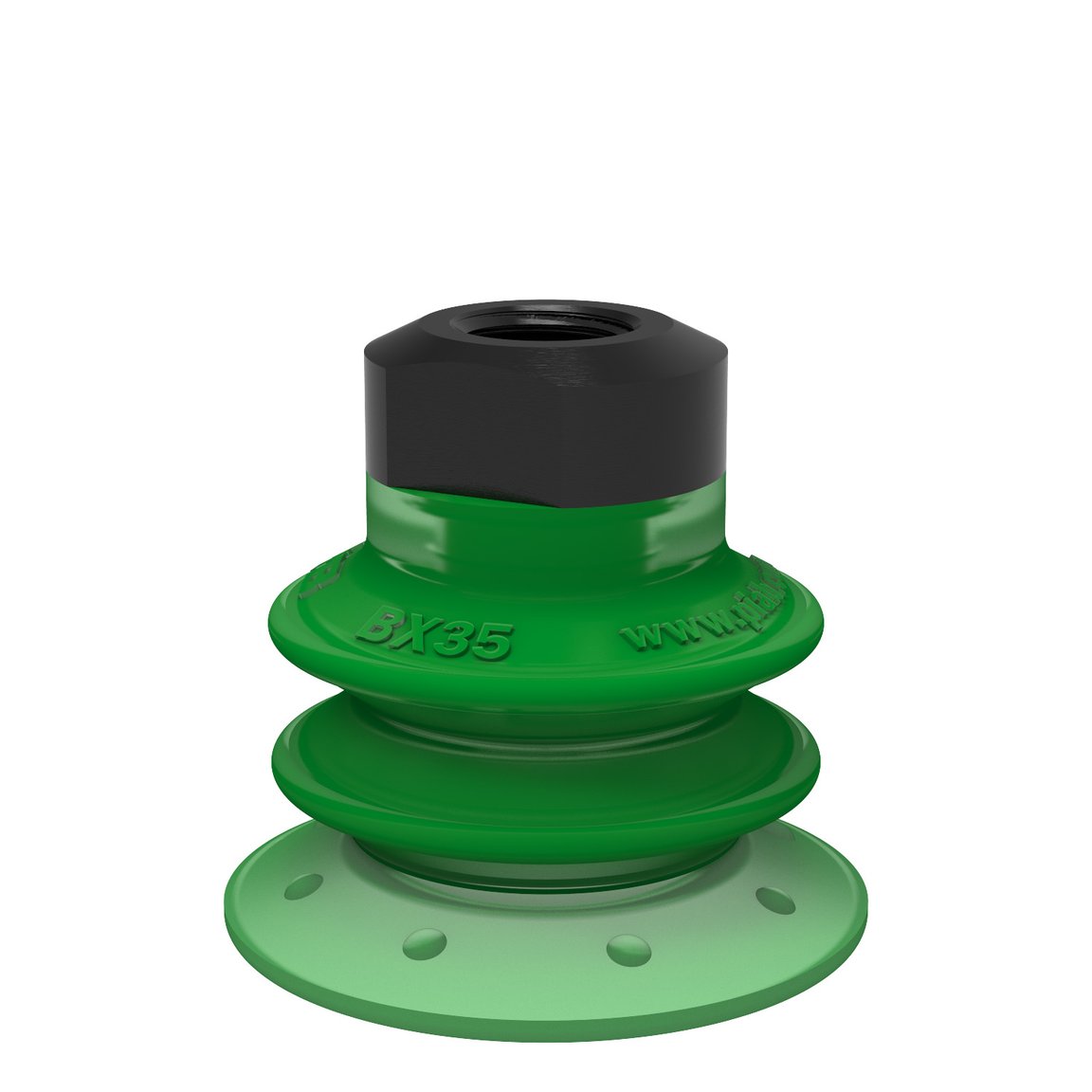 Suction cup BX35P Polyurethane 60 with filter, 1/8" NPSF female. with mesh filter