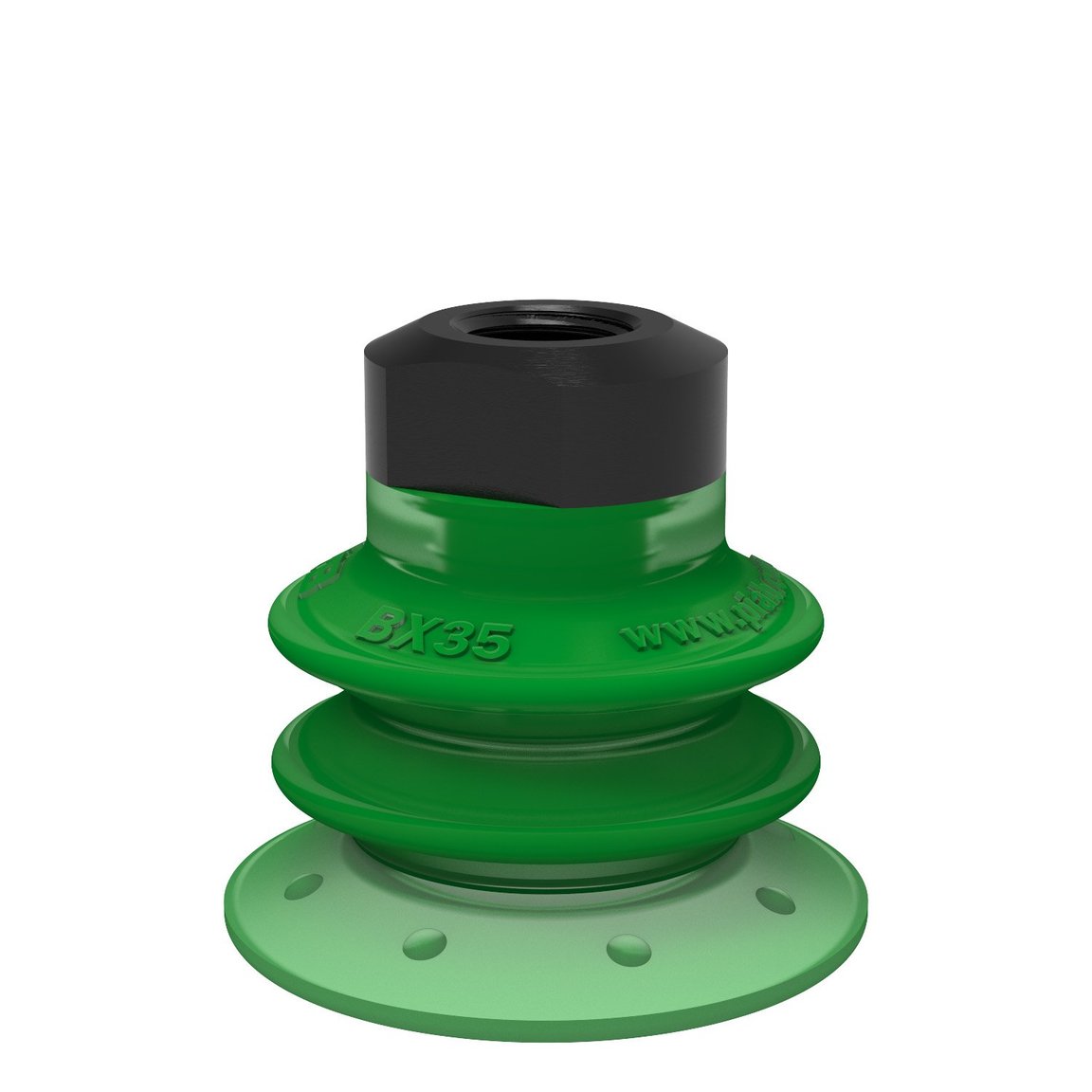Suction cup BX35P Polyurethane 60 with filter, 1/8" NPSF female. with mesh filter - 1