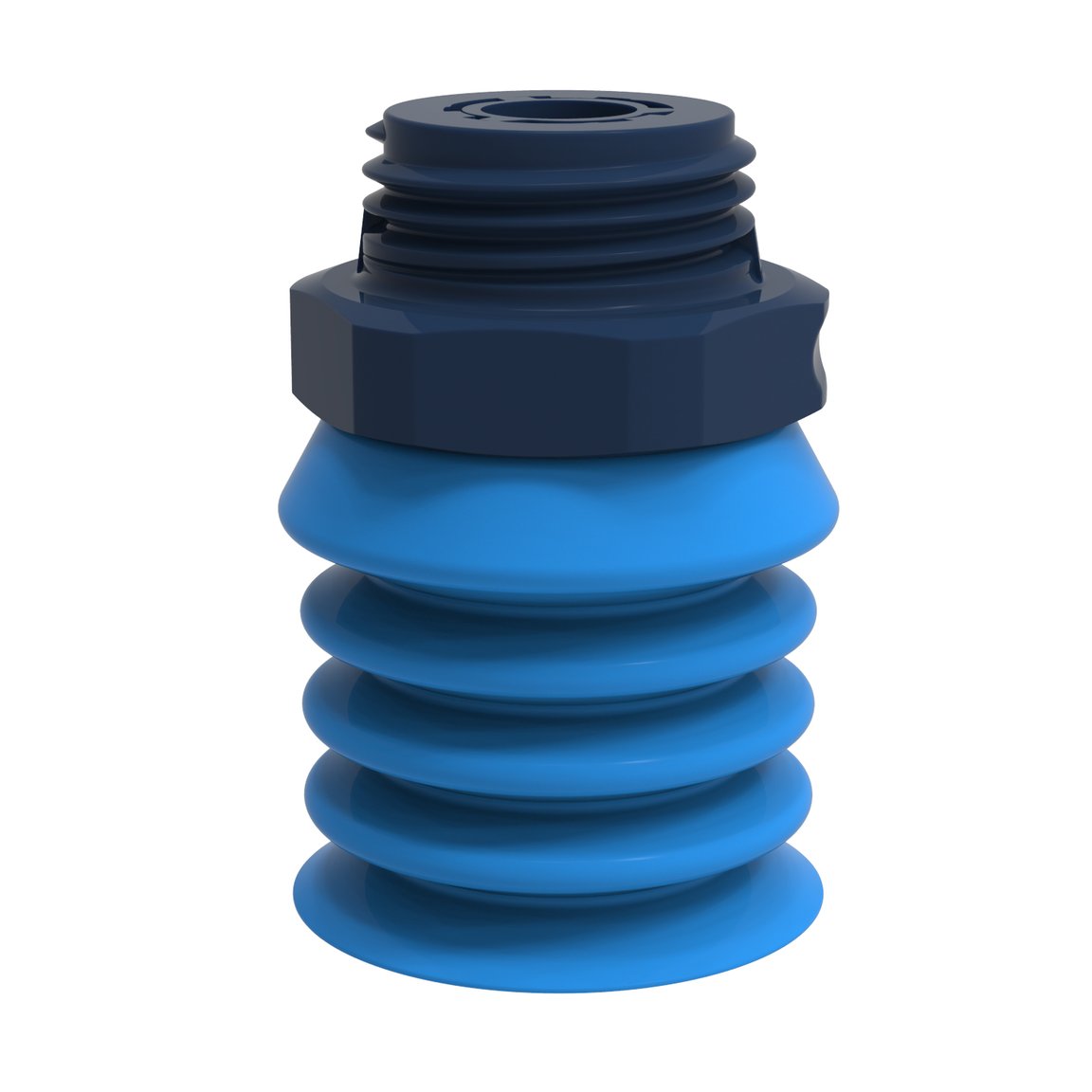 Suction cup B-BL30-2 Silicone, G1/2" male composite detectable, FCM - 1
