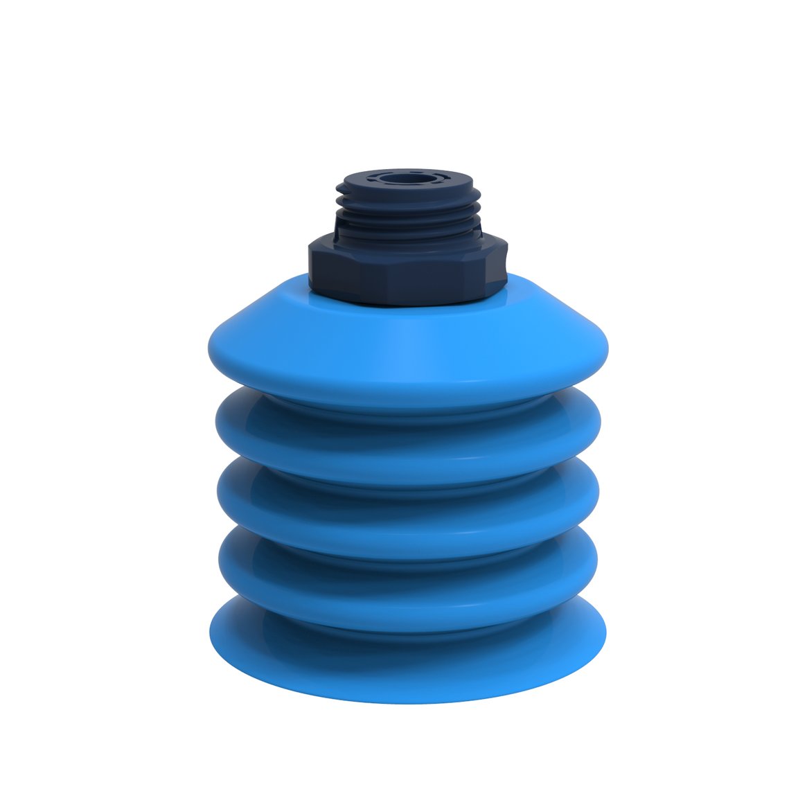 Ventouse B-BL60-2 Silicone, G1/2" mâle, composite détectable, FCM - 1