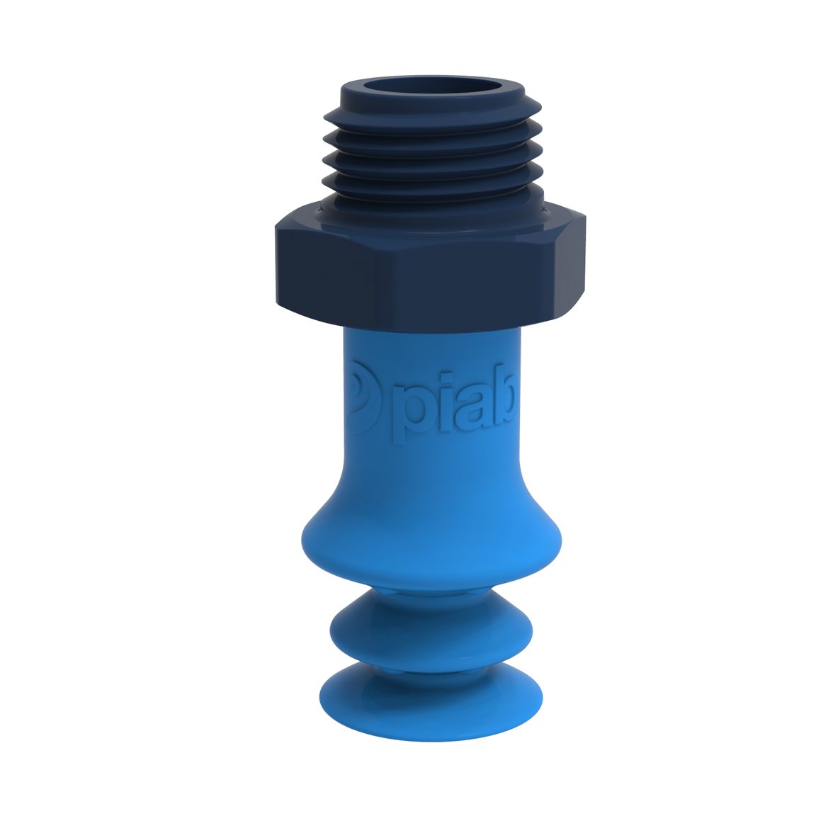 Suction cup F-BX10 Silicone 1/8" NPT male composite, detectable, FCM - 1