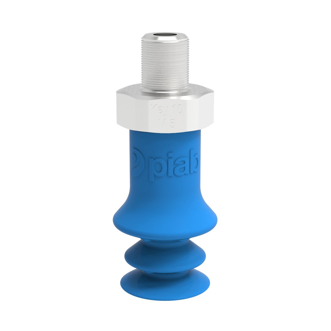 Ventouse F-BX10 Silicone M5 mâle inox, détectable, FCM - 1