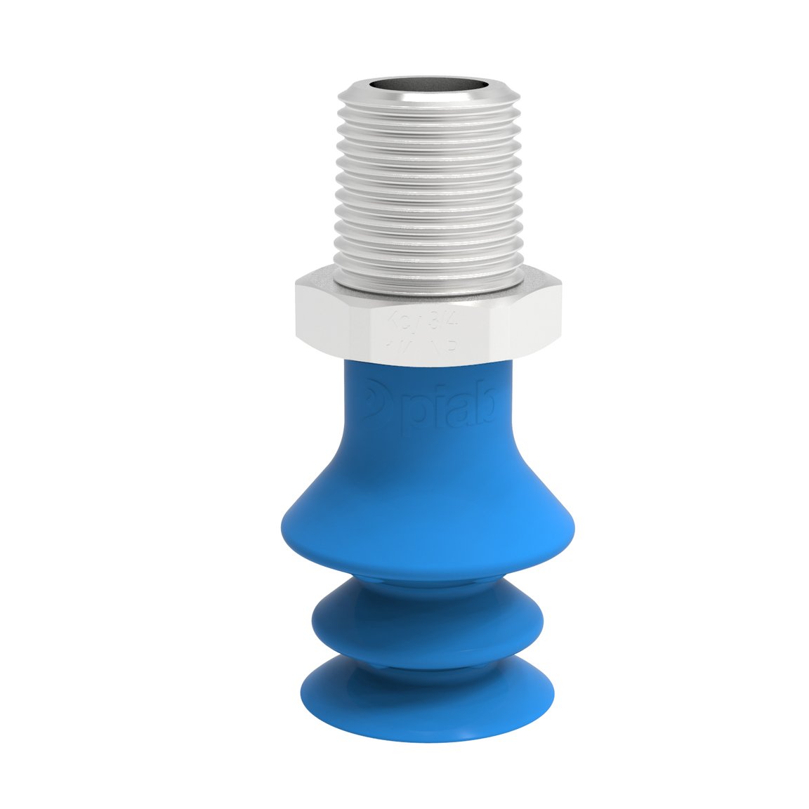 Suction cup F-BX20 Silicone 1/4" NPT male SS, detectable, FCM