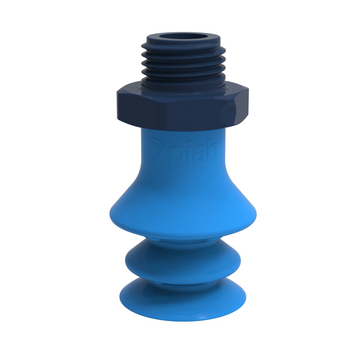 Ventosa F-BX20 in silicone, attacco G1/4" maschio in materiale composito, rilevabile, FCM - 1