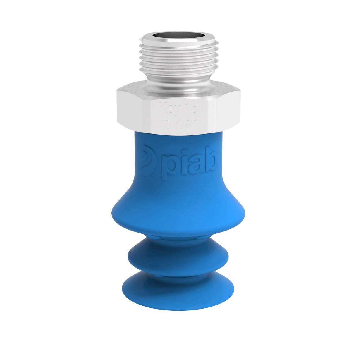 Suction cup F-BX15 Silicone G1/8" male SS, detectable, FCM - 1