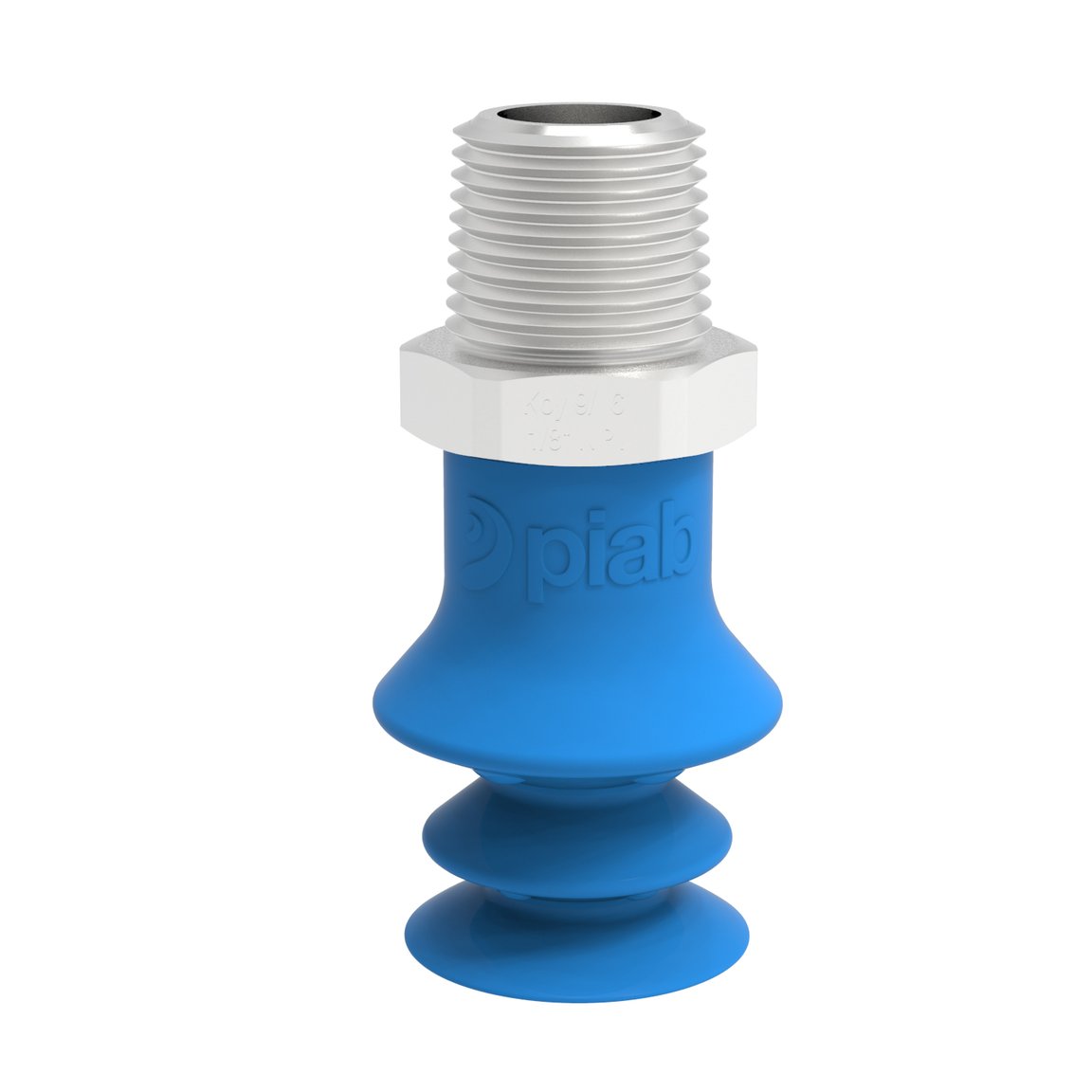 Ventosa F-BX15 silicona G1/4" macho Inox., detectable, FCM