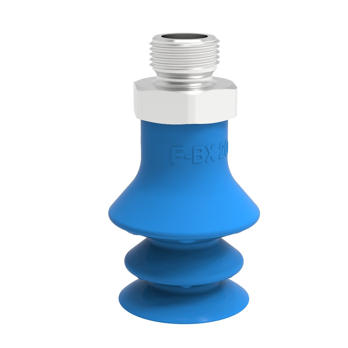 Suction cup F-BX20 Silicone G1/8" male SS, detectable, FCM