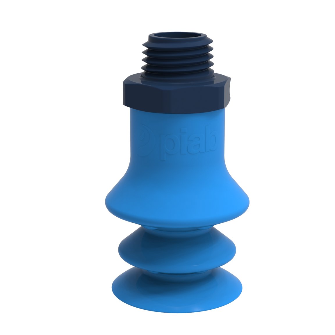 Ventouse F-BX25 Silicone 1/4" NPT mâle composite, détectable, FCM - 1