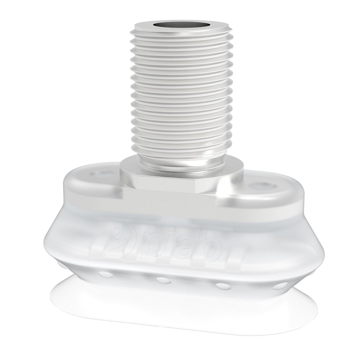 Ventouse F-OB 20x40 Silicone, G1/4" mâle en acier insolé, FCM - 1