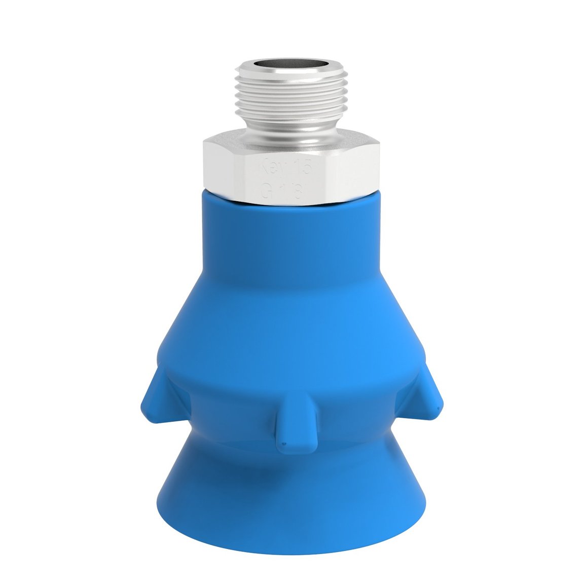 Suction cup P-D27 Silicone G1/8" male SS, detectable, FCM - 1