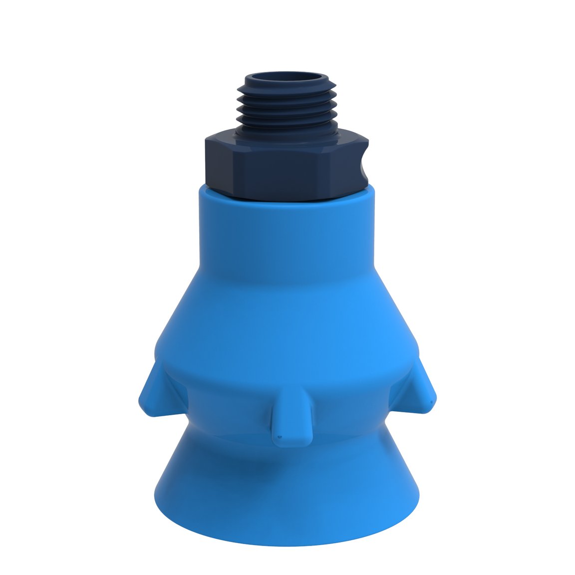 Suction cup P-D27 Silicone 1/8" NPT male composite, detectable, FCM - 1