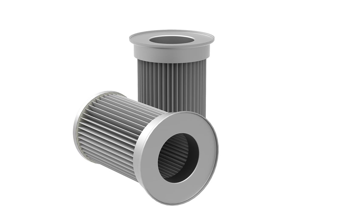 Pleated Filter Edelstahl L=213