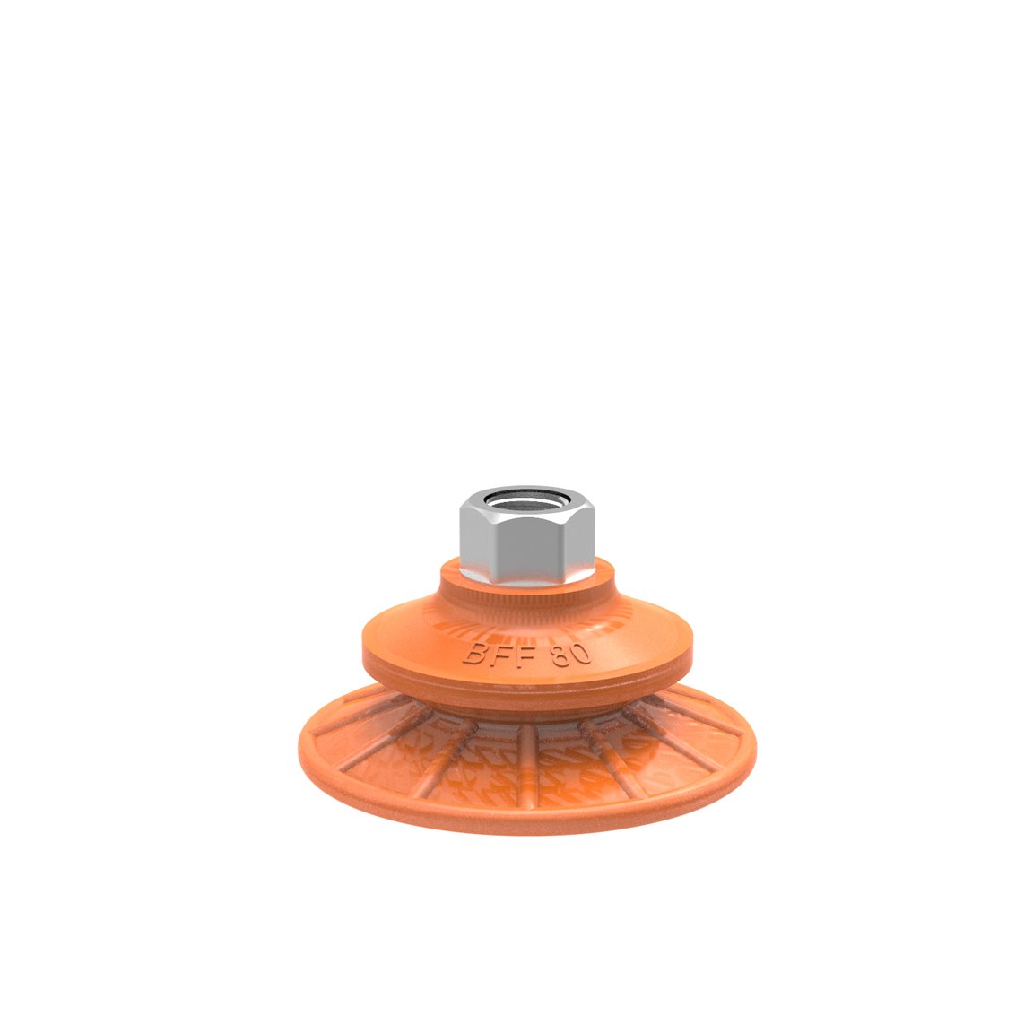Suction cup BFF80TP Polyurethane 55/60/30 G3/8" female with mesh filter - 1