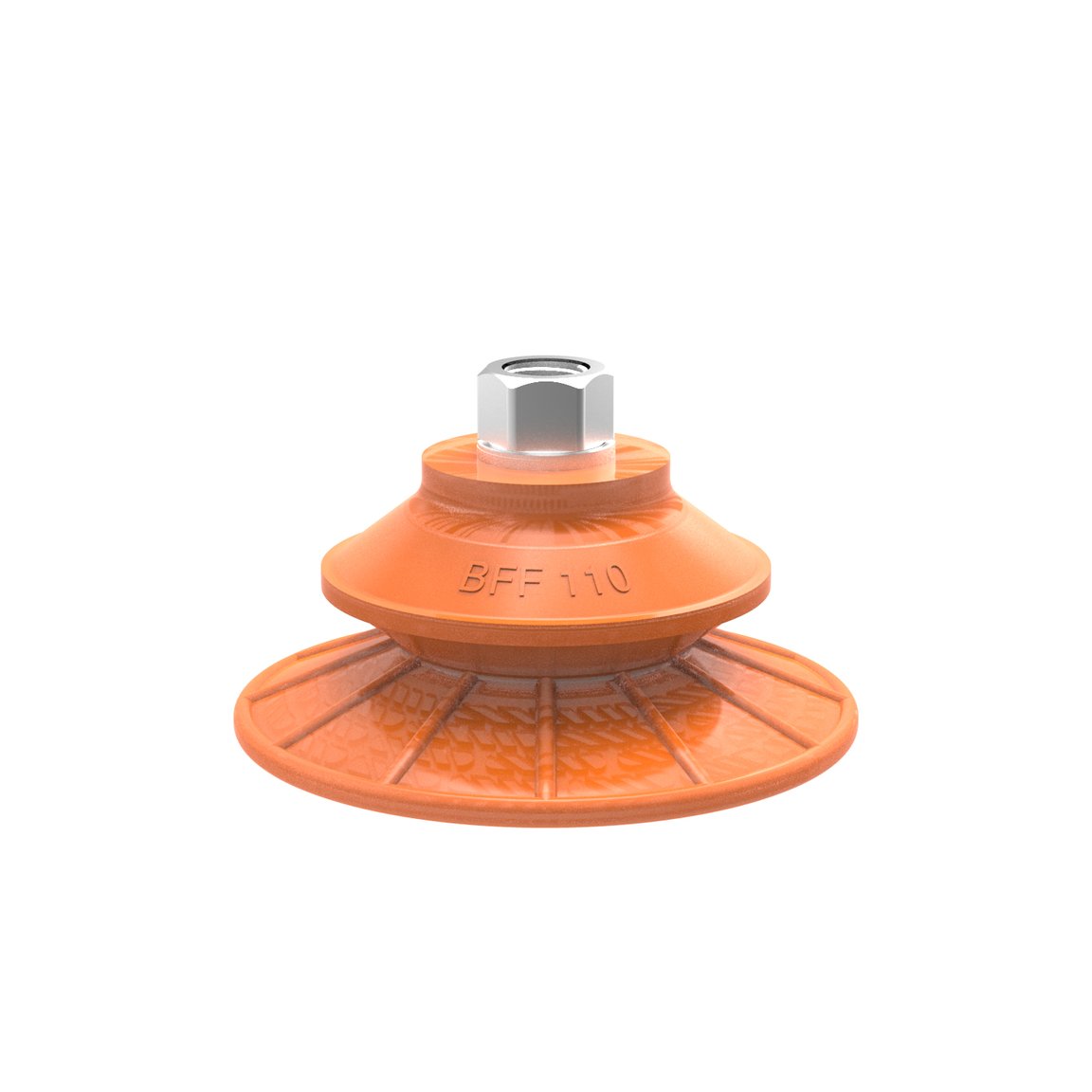 Suction cup BFF110P Polyurethane 55/60 G3/8" female with mesh filter - 1