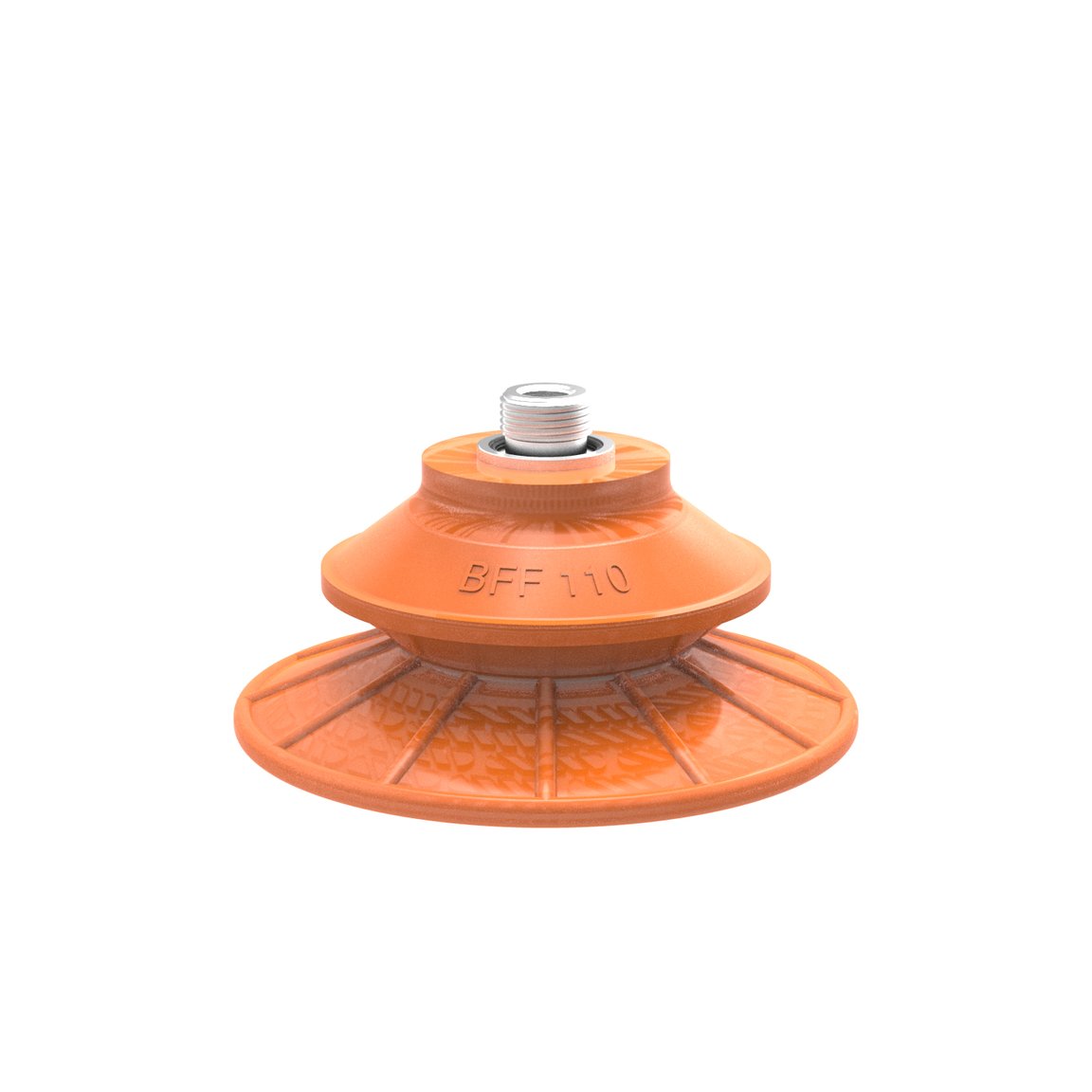 Suction cup BFF110P Polyurethane 55/60 G3/8" male, 1/8" NPSF female, with mesh filter - 1