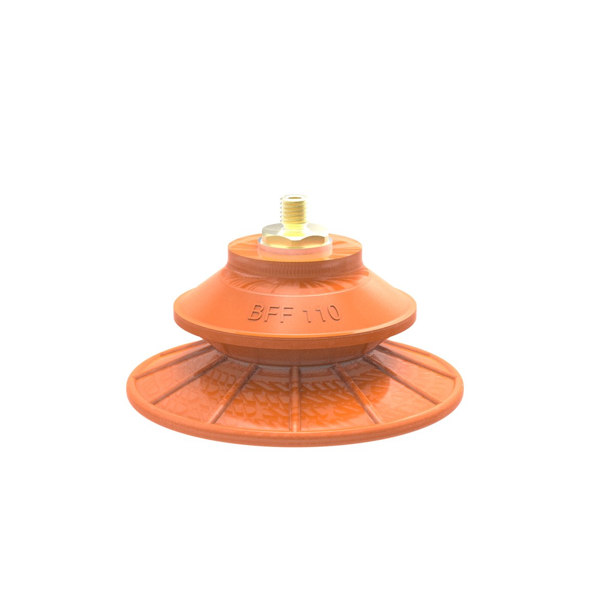 Suction cup BFF110P Polyurethane 55/60 M10x1,5 male with mesh filter - 1