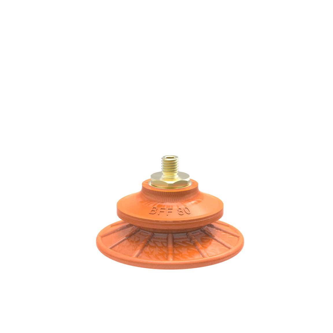 Suction cup BFF80TP Polyurethane 55/60/30 M10x1,5 male with mesh filter - 1