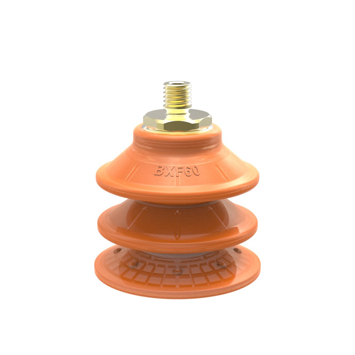 Suction cup BXF60P Polyurethane 60, M10×1,5 male with mesh filter - 1