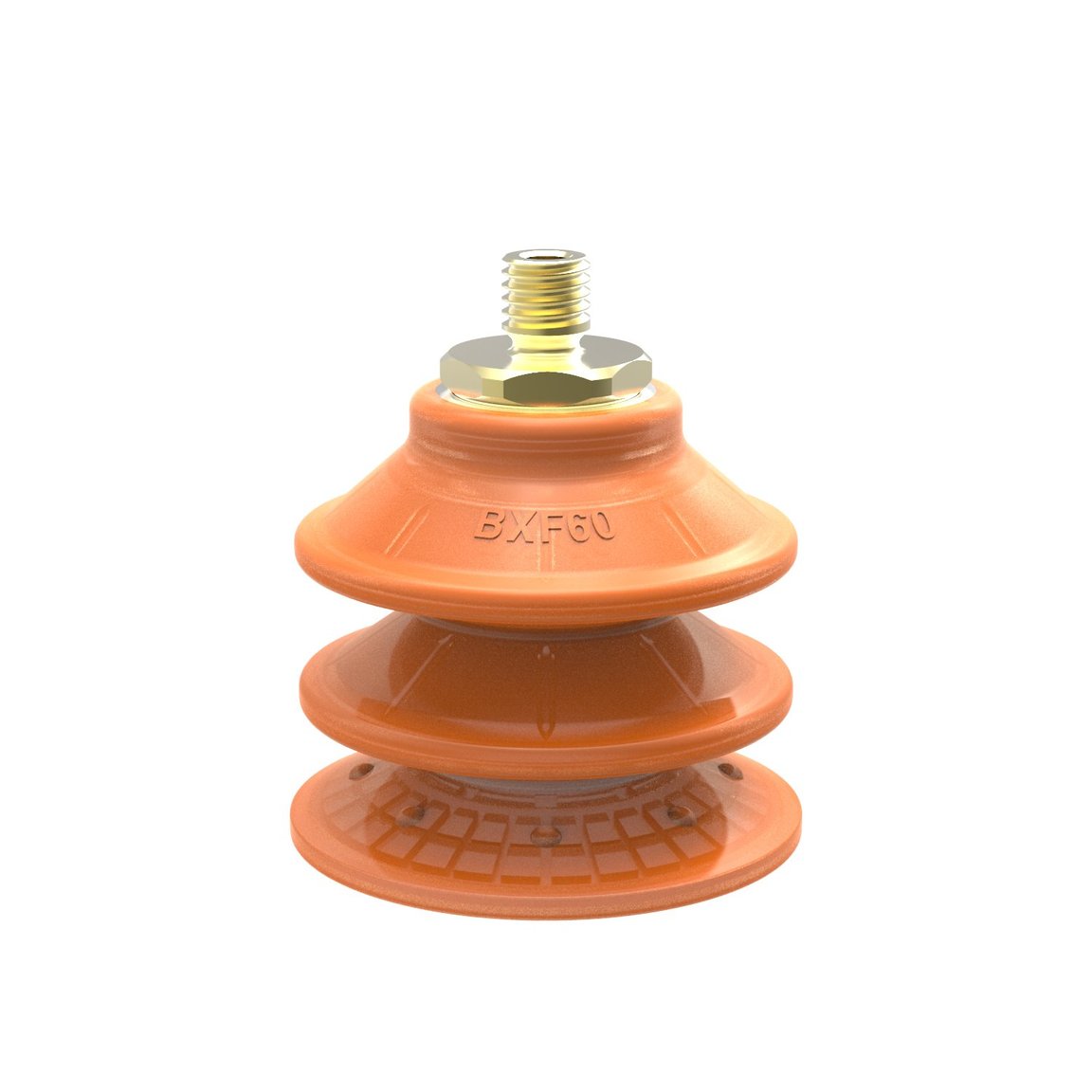 Suction cup BXF60P Polyurethane 60, M10×1,5 male with mesh filter - 1