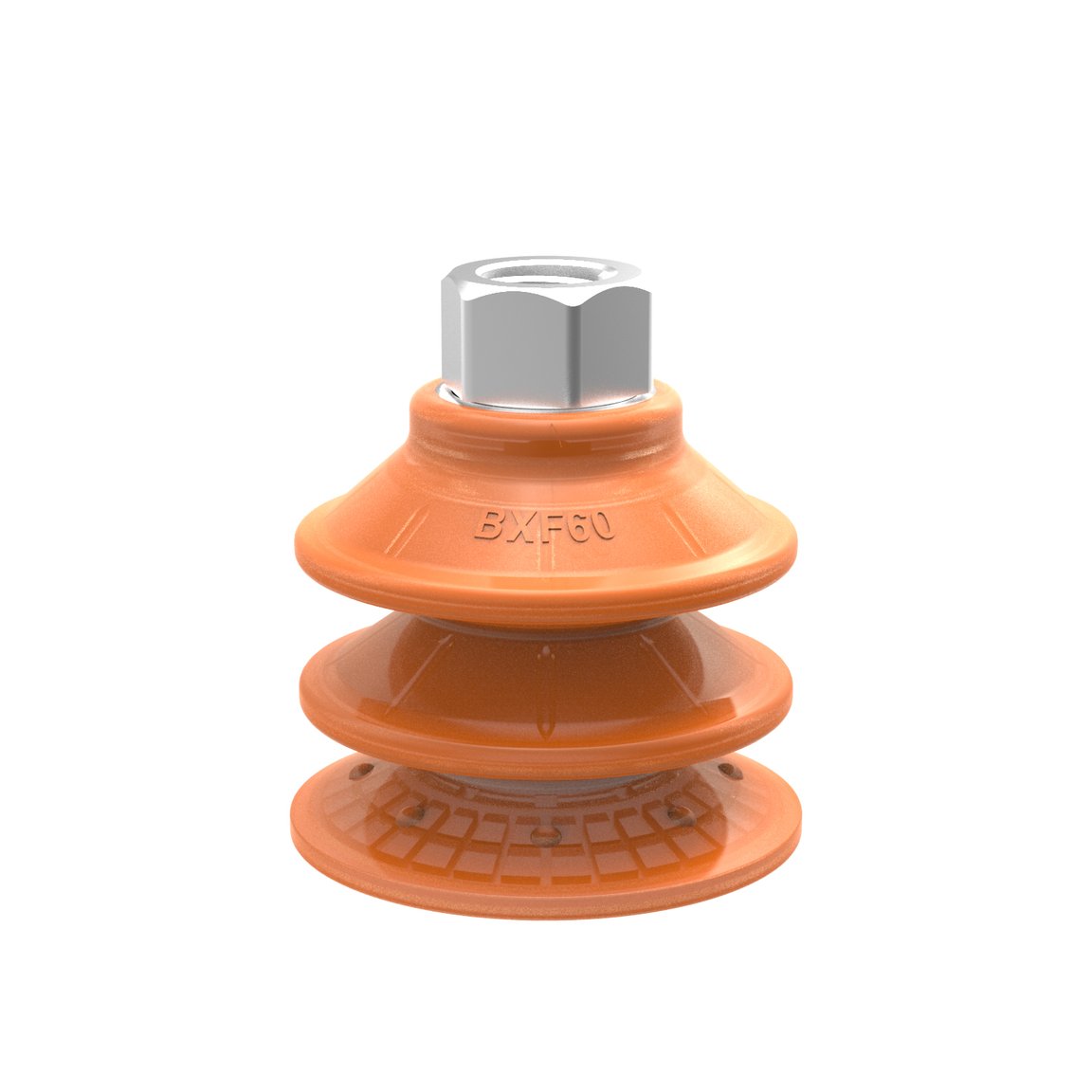 Suction cup BXF60P Polyurethane 60, G3/8" female with mesh filter, 17 mm thread - 1
