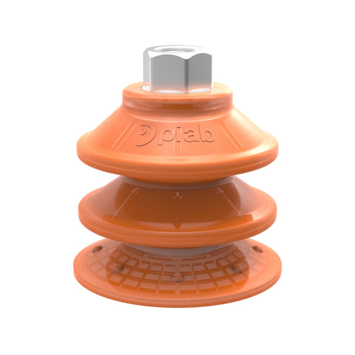 Suction cup BXF75P Polyurethane 60, G3/8" female with mesh filter, 17 mm thread - 1
