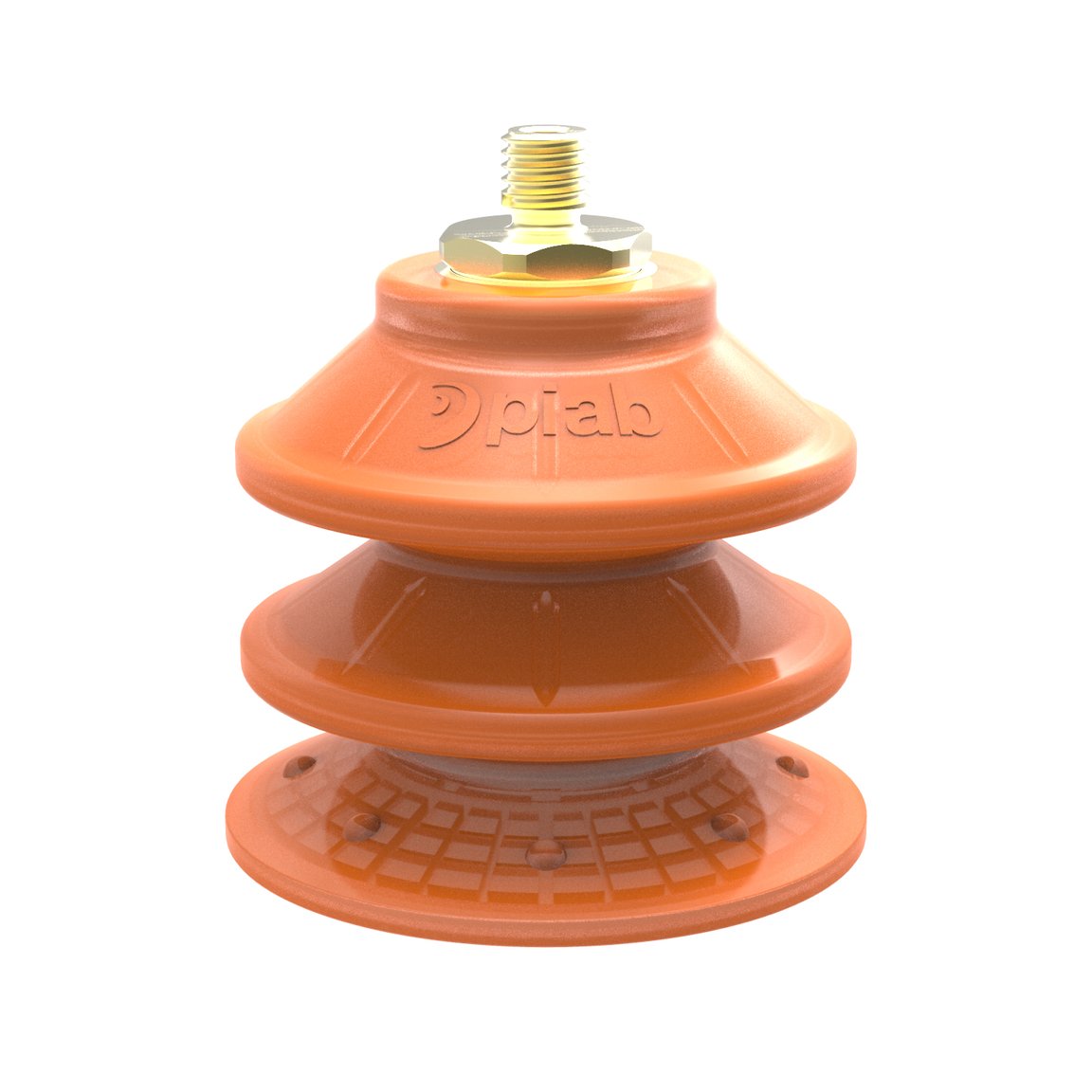 Suction cup BXF75P Polyurethane 60, M10×1,5 male with mesh filter - 1