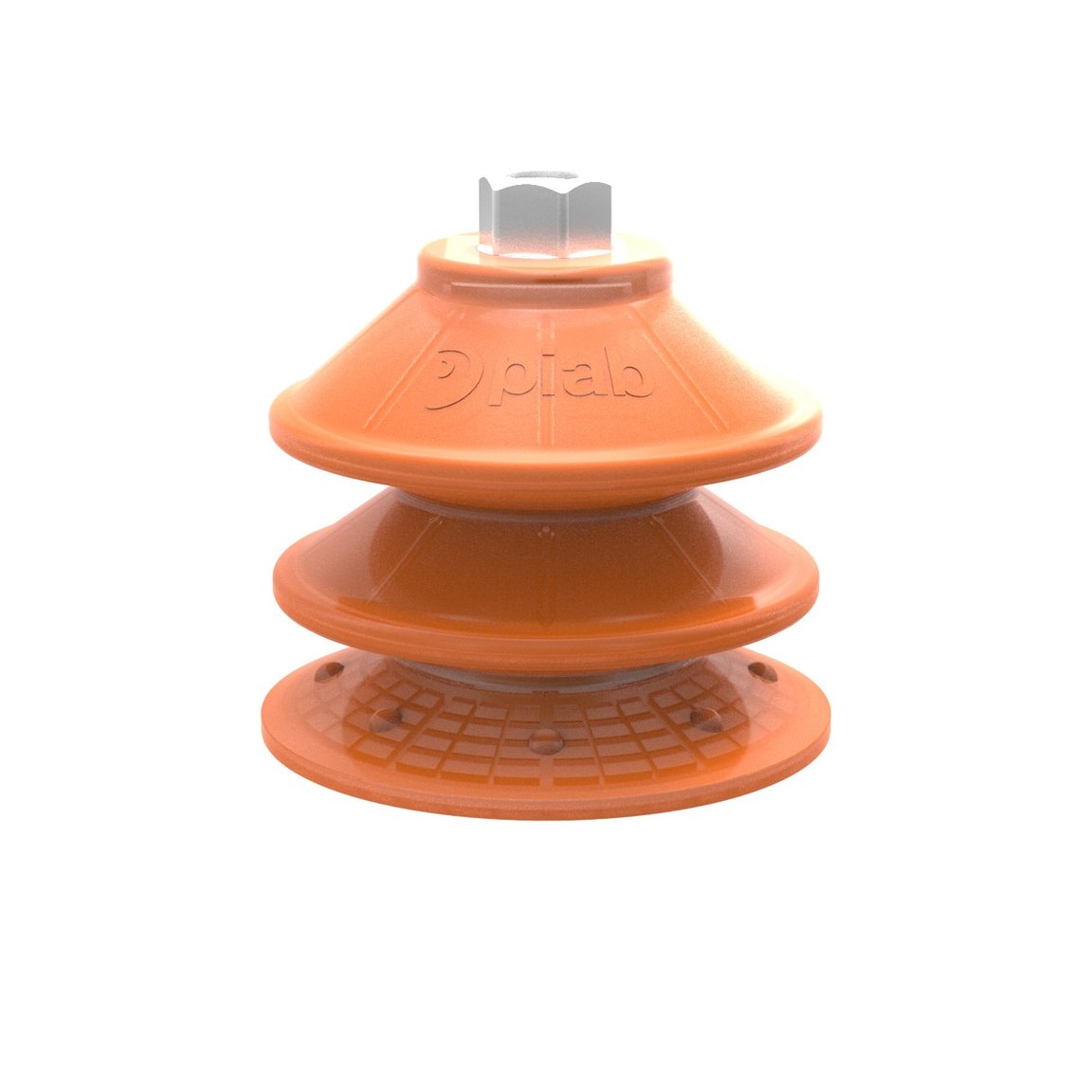 Suction cup BXF105P Polyurethane 60, G3/8" female with mesh filter, 17 mm thread - 1