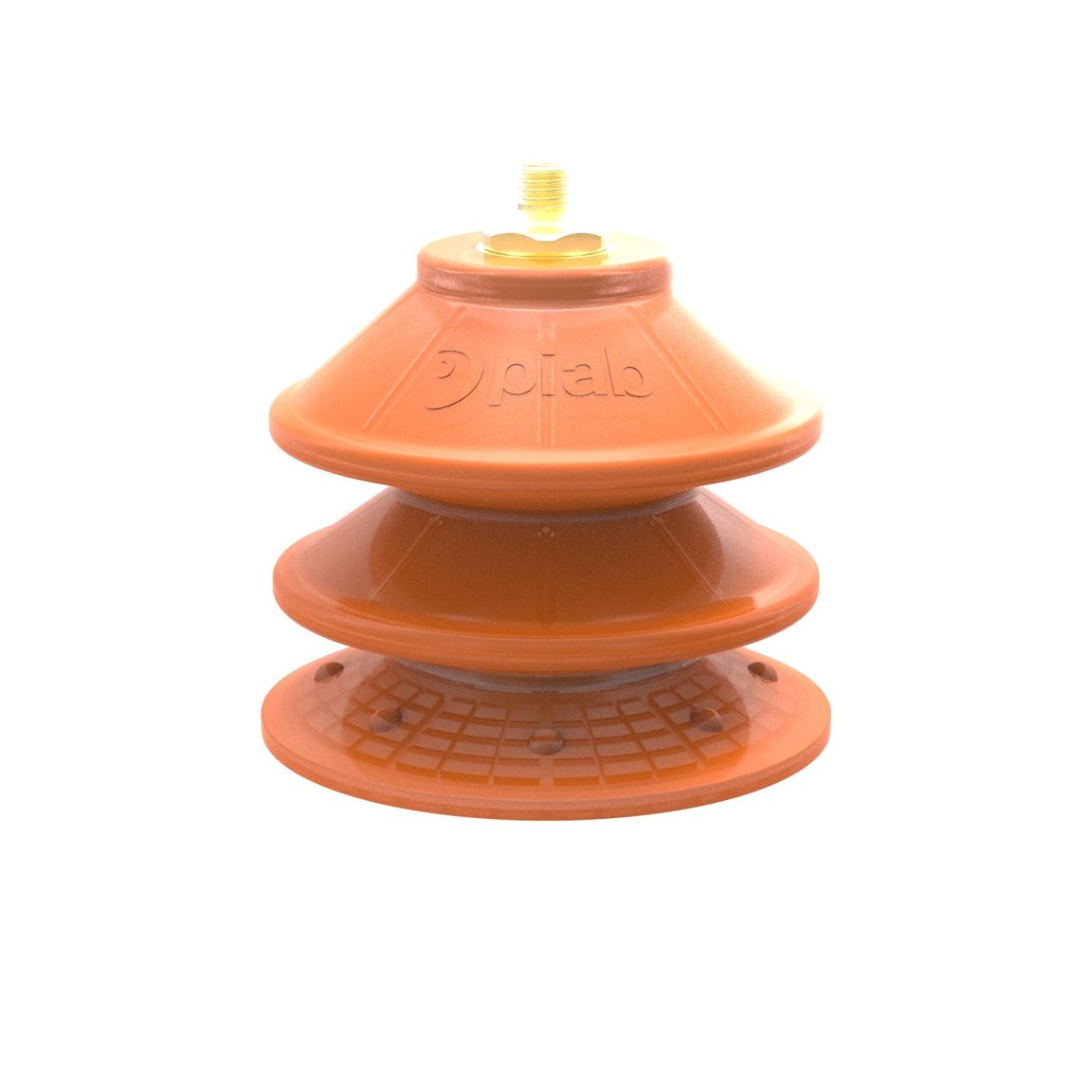 Suction cup BXF105P Polyurethane 60, M10×1,5 male with mesh filter - 1