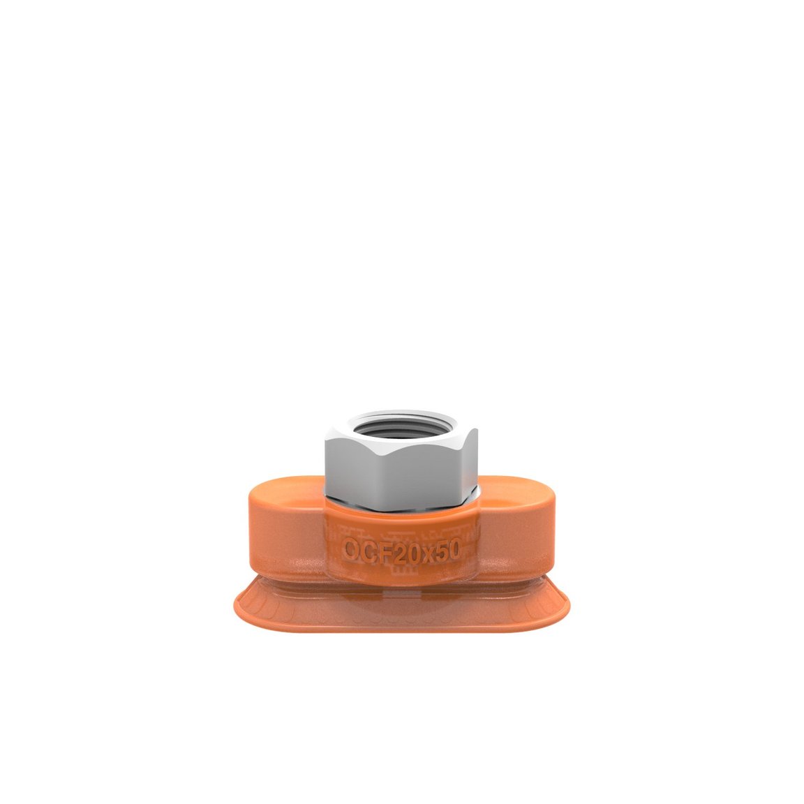 Suction cup OCF20×50 Polyurethane 60, G3/8" female plastic - 1