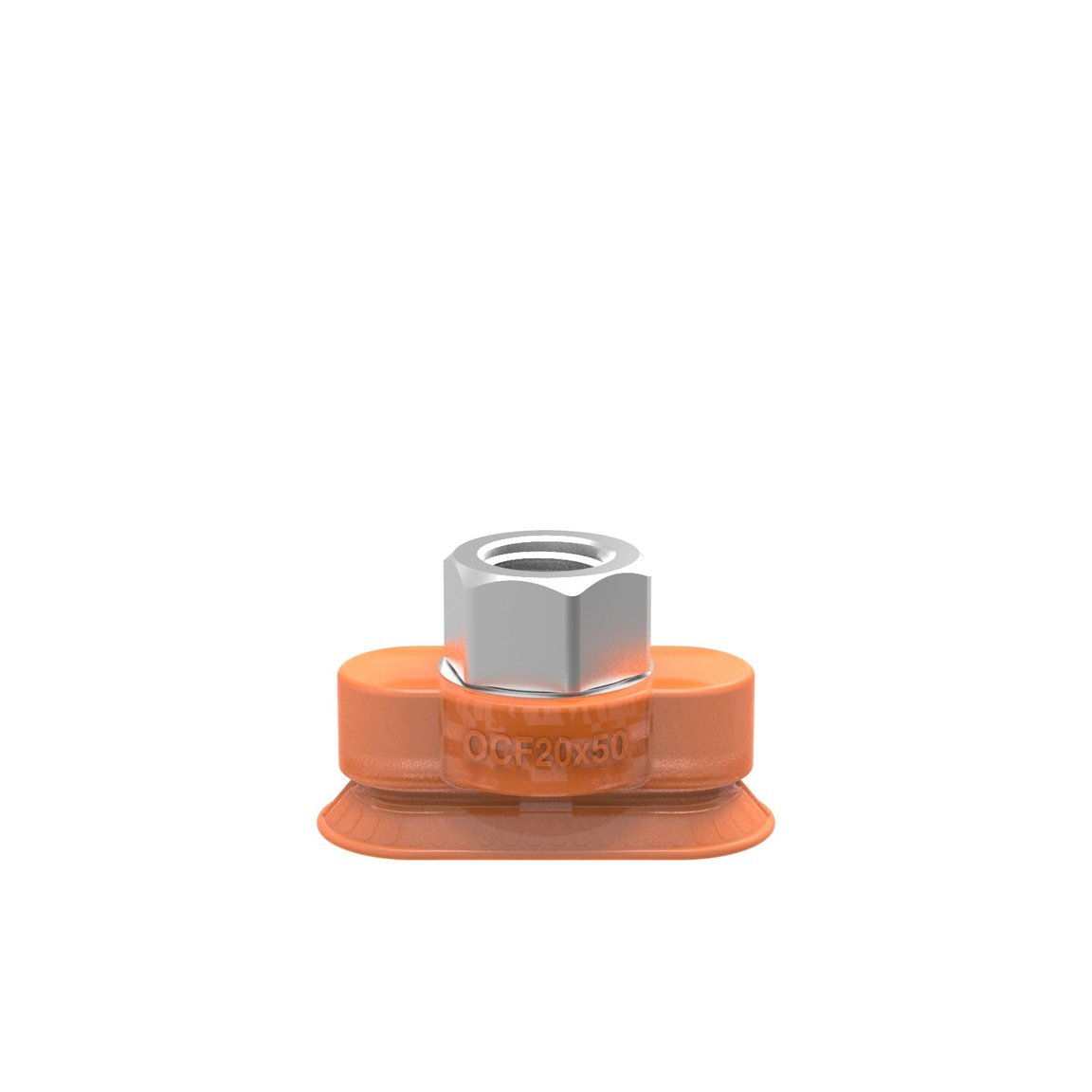 Suction cup OCF20×50 Polyurethane 60, G3/8" female, 17 mm thread - 1