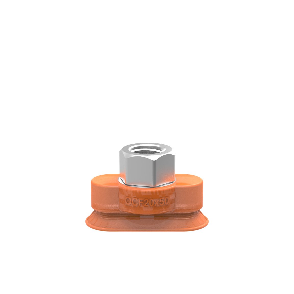 Suction cup OCF20×50 Polyurethane 60, G3/8" female, 17 mm thread - 1