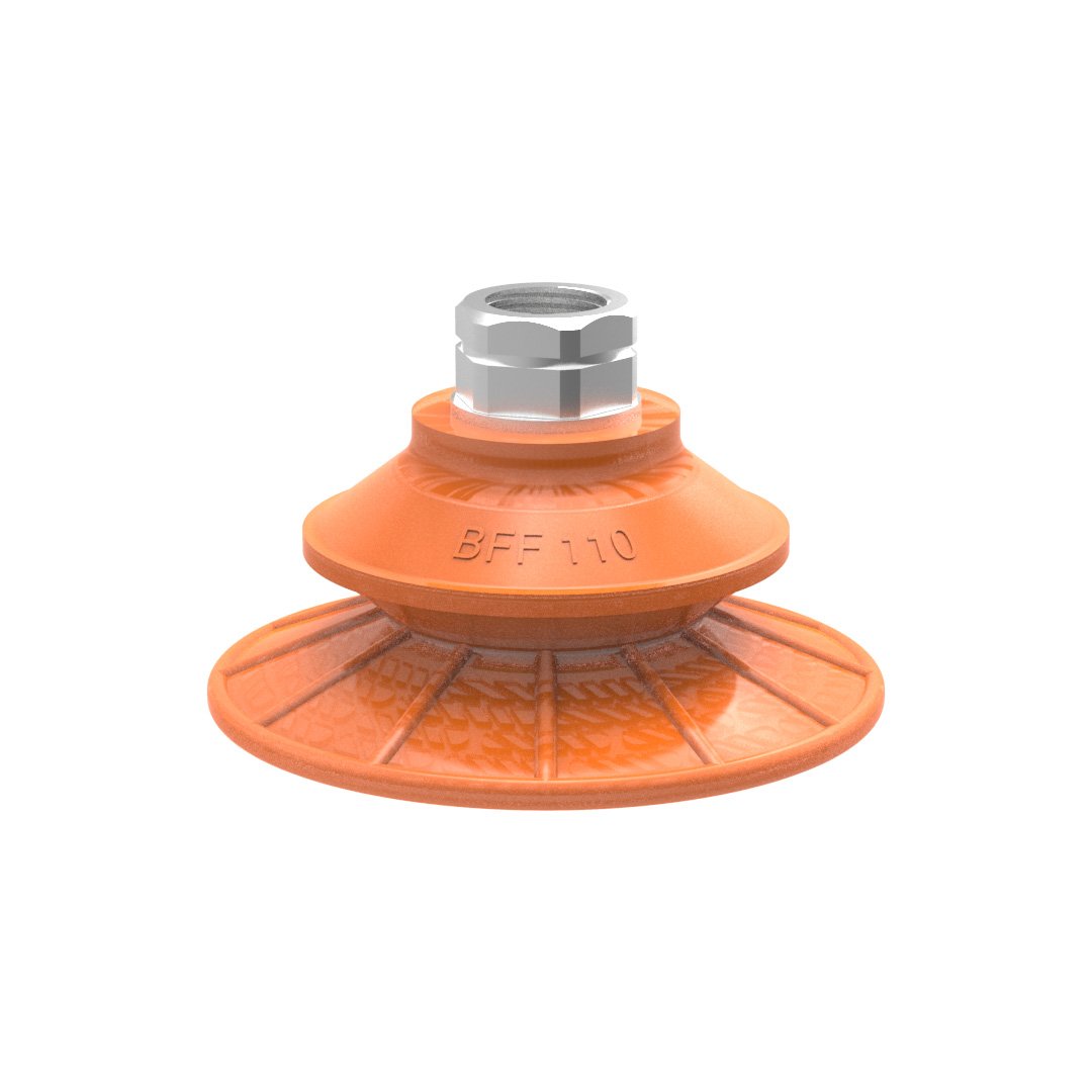 Suction cup BFF110TP Polyurethane 55/60/30. 3/8" NPT female with mesh filter - 1
