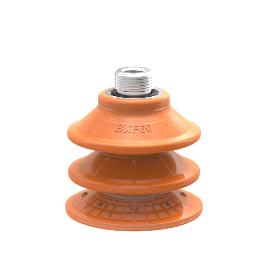 Ventouse BXF60P Polyuréthane 60, G3/8" mâle avec filtre à mailles - 1
