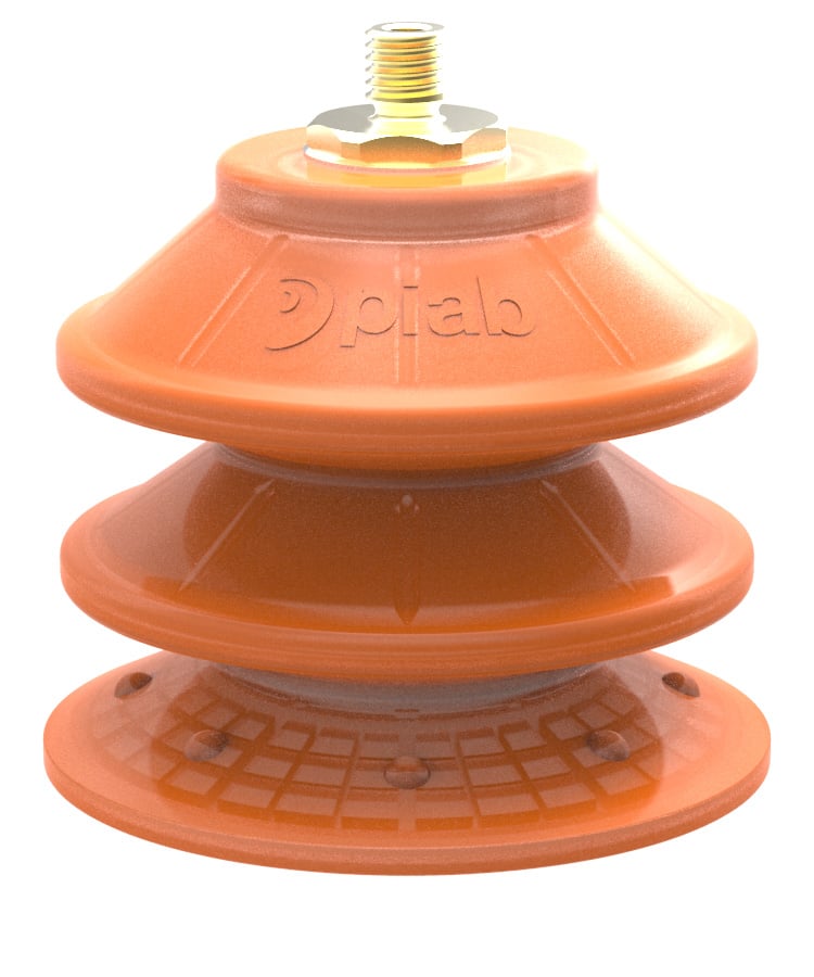 Suction cup BXF90P Polyurethane 60, M10×1,5 male with mesh filter