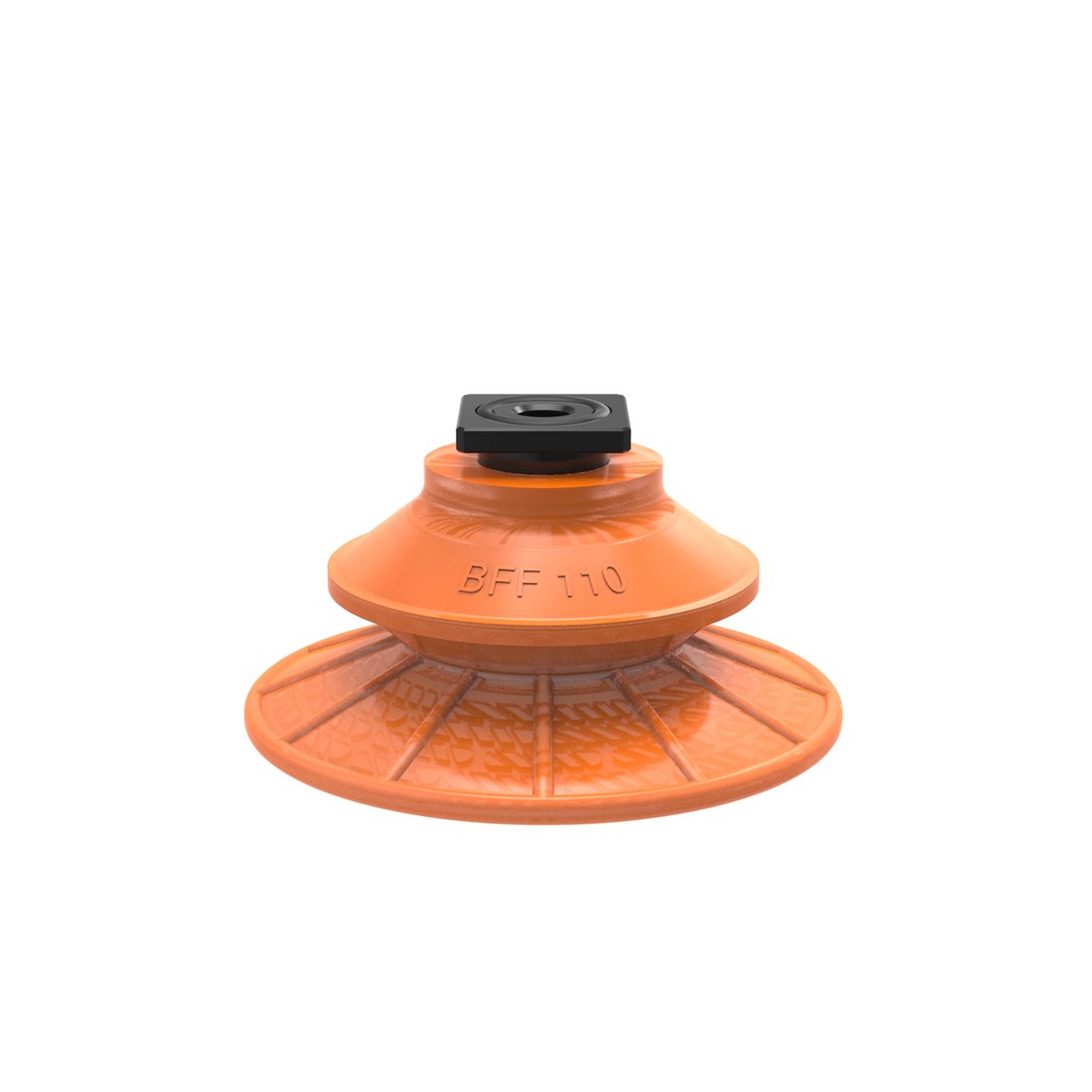 Suction cup BFF110P Polyurethane 55/60 T-slot with mesh filter