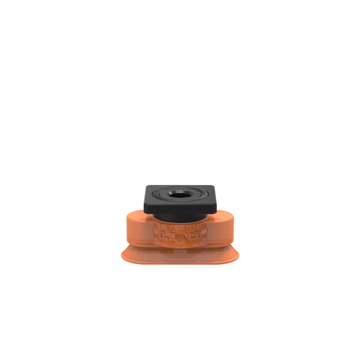 Suction cup OCF20×50 Polyurethane 60, T-slot with mesh filter