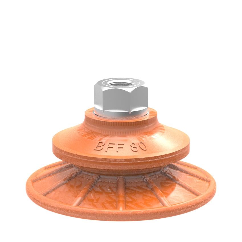 Suction cup BFF80P Polyurethane 55/60 G1/4" female with mesh filter - 1
