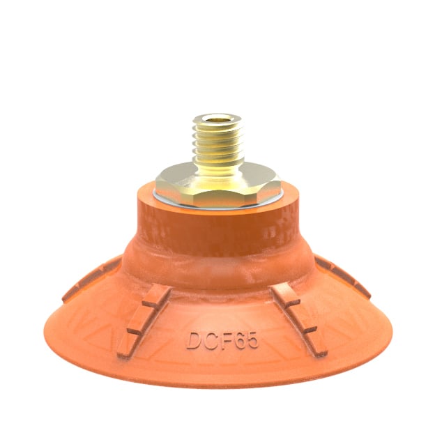 Suction cup DCF65P Polyurethane 60 M10x1,5 male with mesh filter - 1