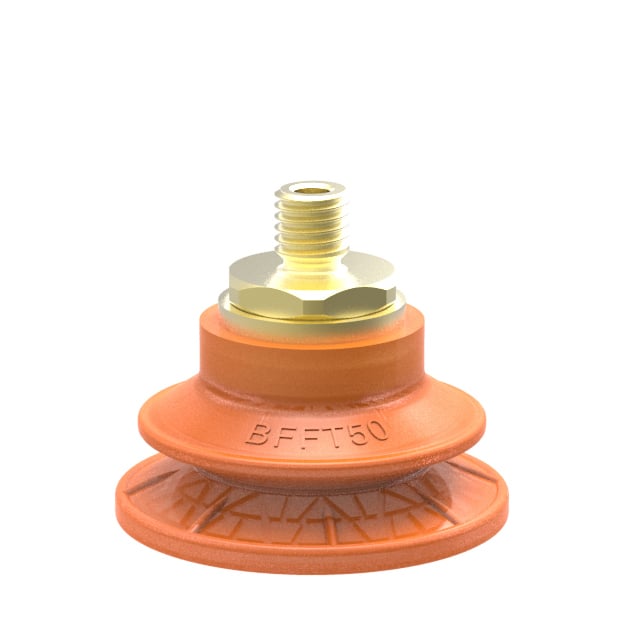 Suction cup BFFT50P Polyurethane 60/60/30 M10x1,5 male with mesh filter - 1