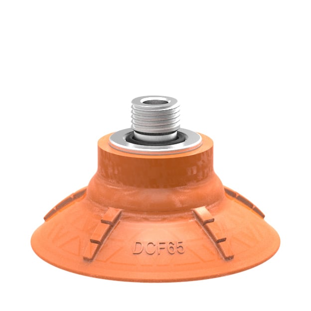 Suction cup DCF65P Polyurethane 60 G1/4" male with mesh filter